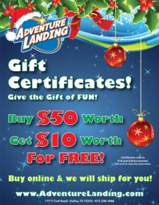 Gift Certs 15 DAL Email